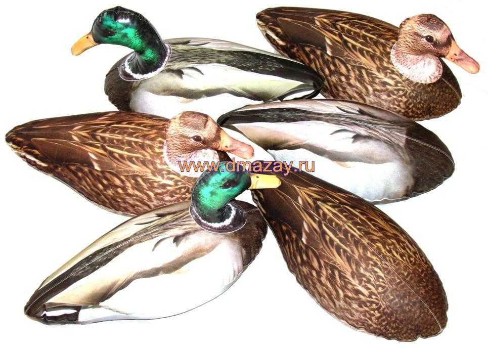 Чучела кряквы подсадные плавающие надувные Cherokee Sports (Чероки Спортс) 6 PACK Inflatable Ducks Mallard 976